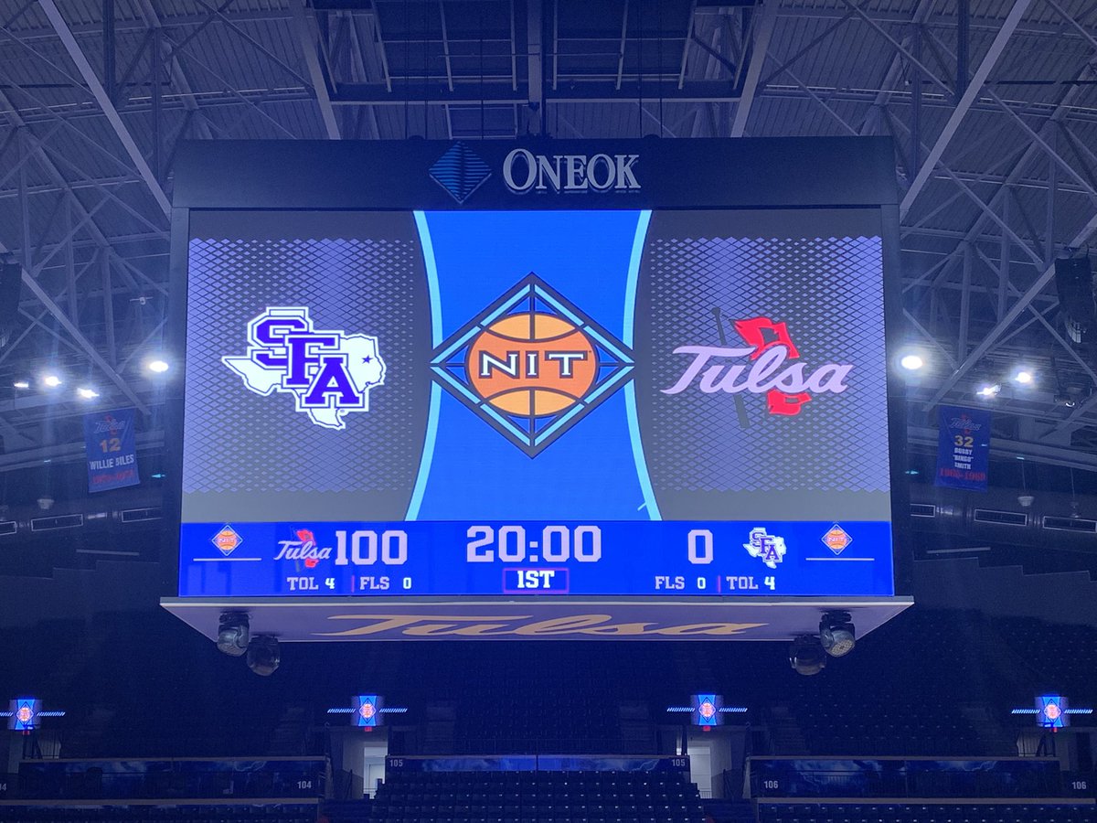 cox_bobby's tweet photo. My office for today. Thanks @TulsaMBB #NIT2026 https://t.co/cIfUKIS6mi