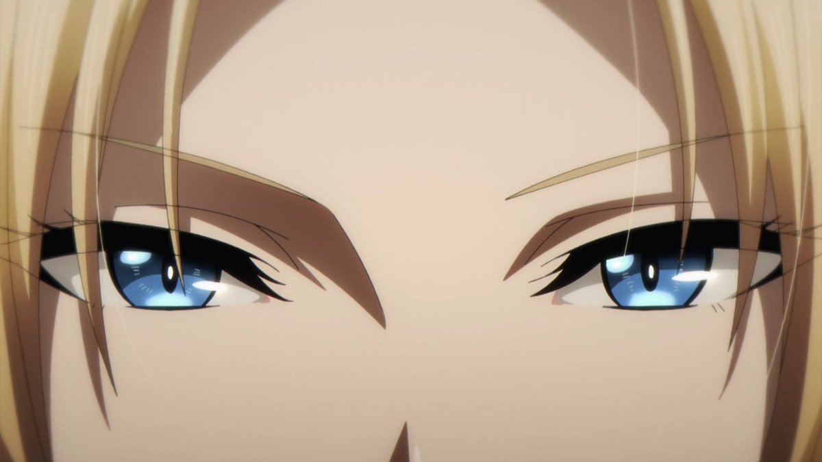 Stare her in the eyes.