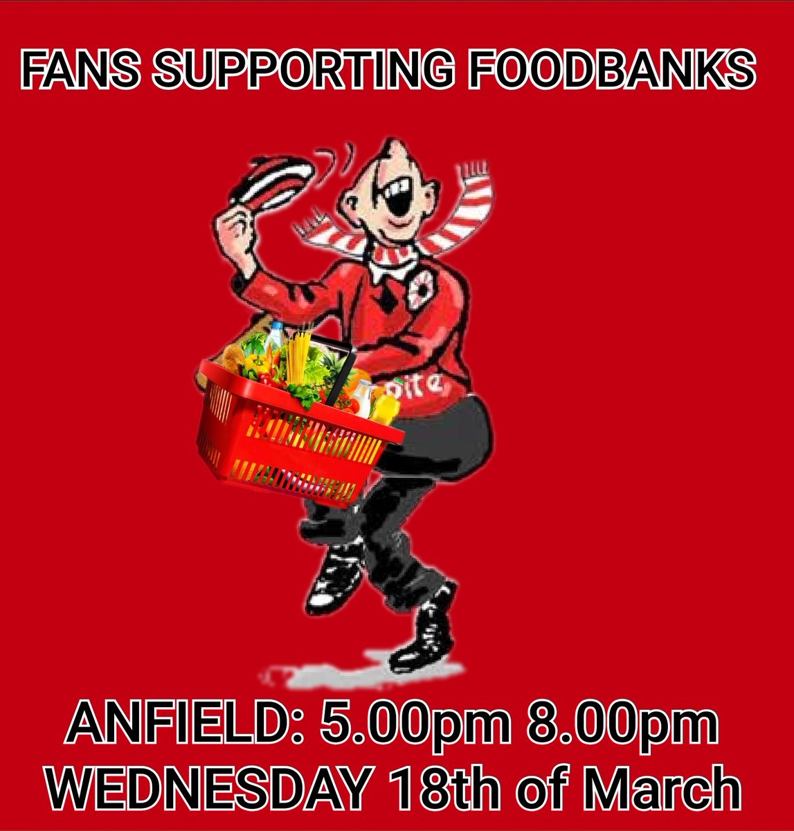 FANS SUPPORTING FOODBANKS #RightToFood tweet media