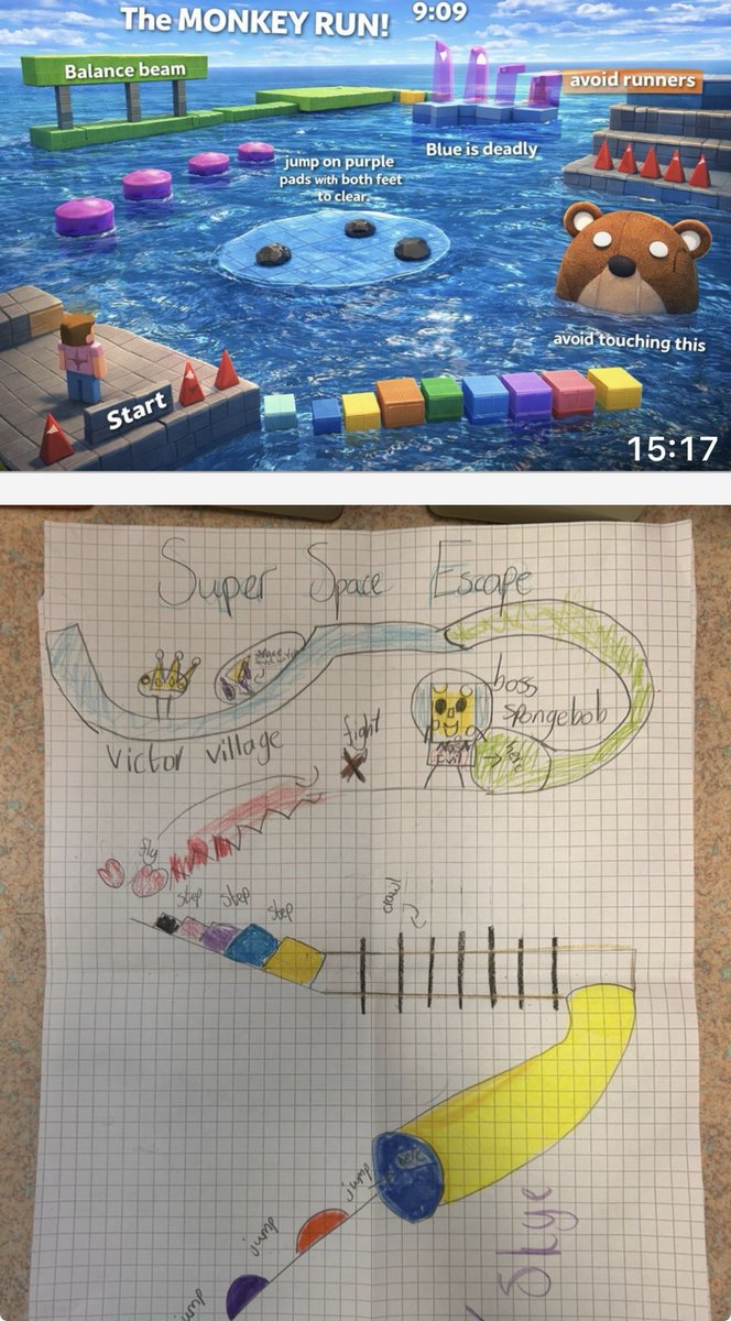 Annbank_PS's tweet photo. P6 designed video games of their own, then used AI to transform them into realistic game stills! We love the results! #veryimpressive! @SACTechDigital https://t.co/E8F5vH2e3q
