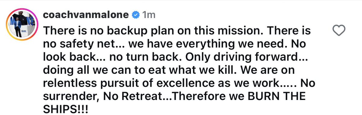 Hampton Head Coach Van B Malone tweet media