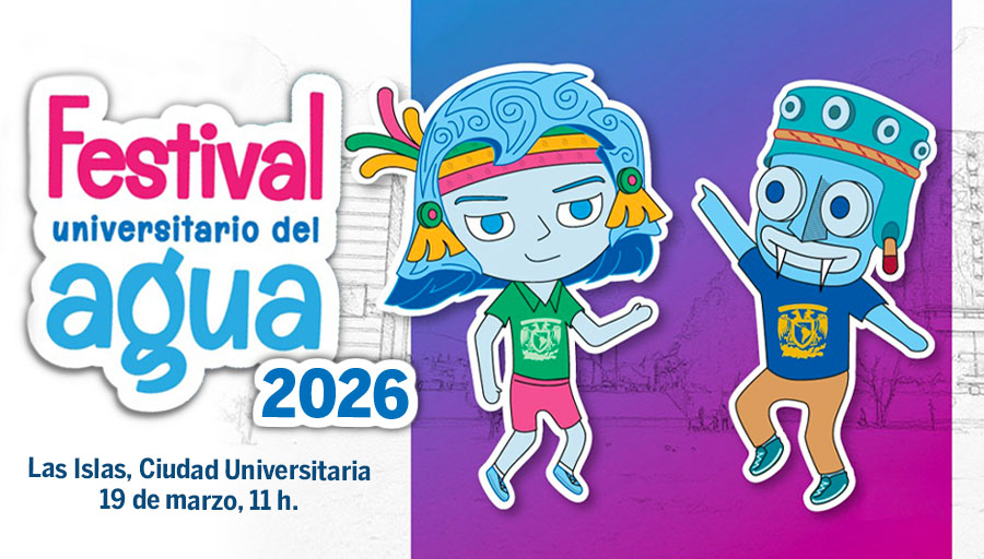 UNAM_MX's tweet photo. El Festival Universitario del Agua 💧 llega a las #IslasCU con estands, charlas y sorpresas a cargo de @PUMAGUA. ¡No faltes!
#AgendaUNAM https://t.co/zBp84Ml5s4