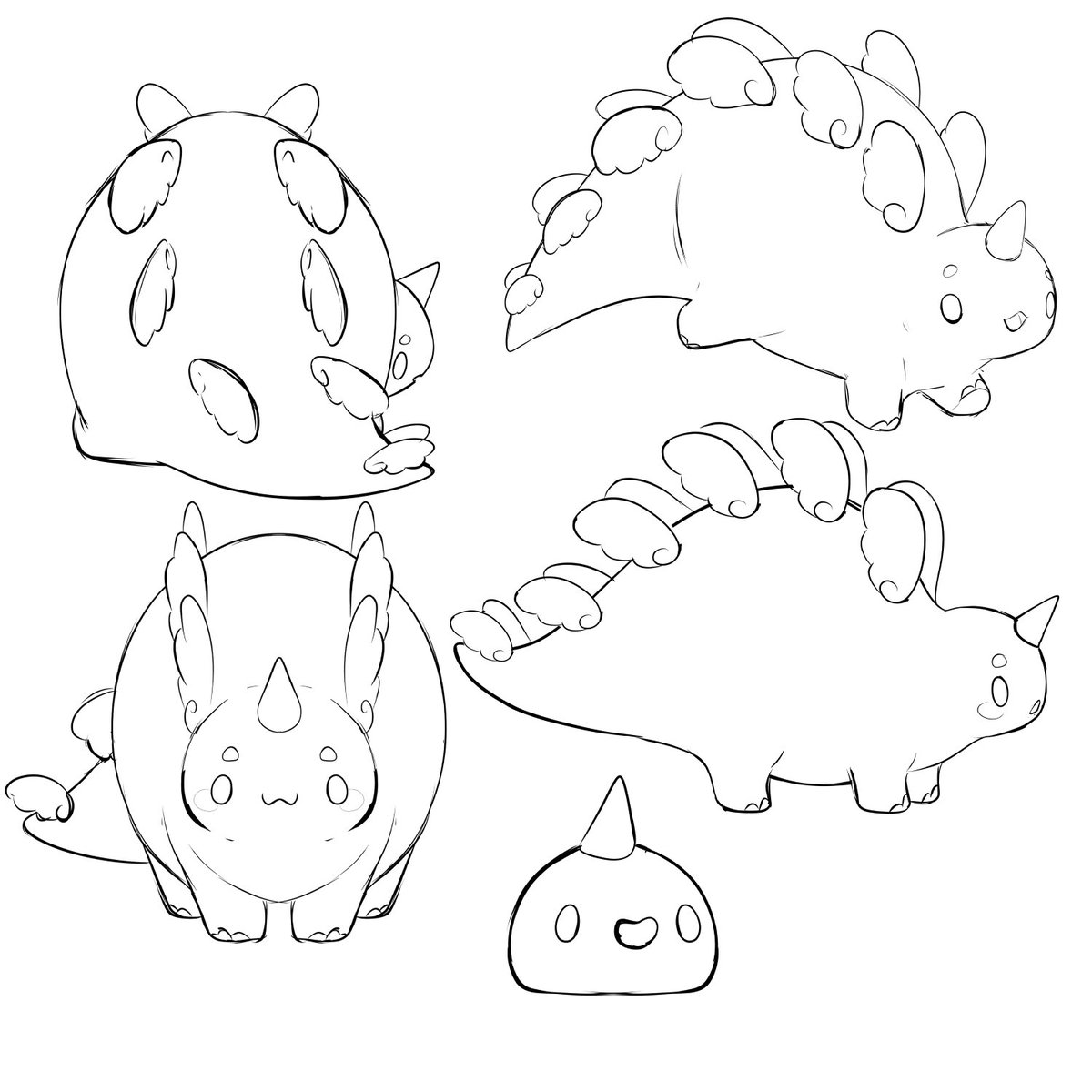 Stego baby comm sketch 💕