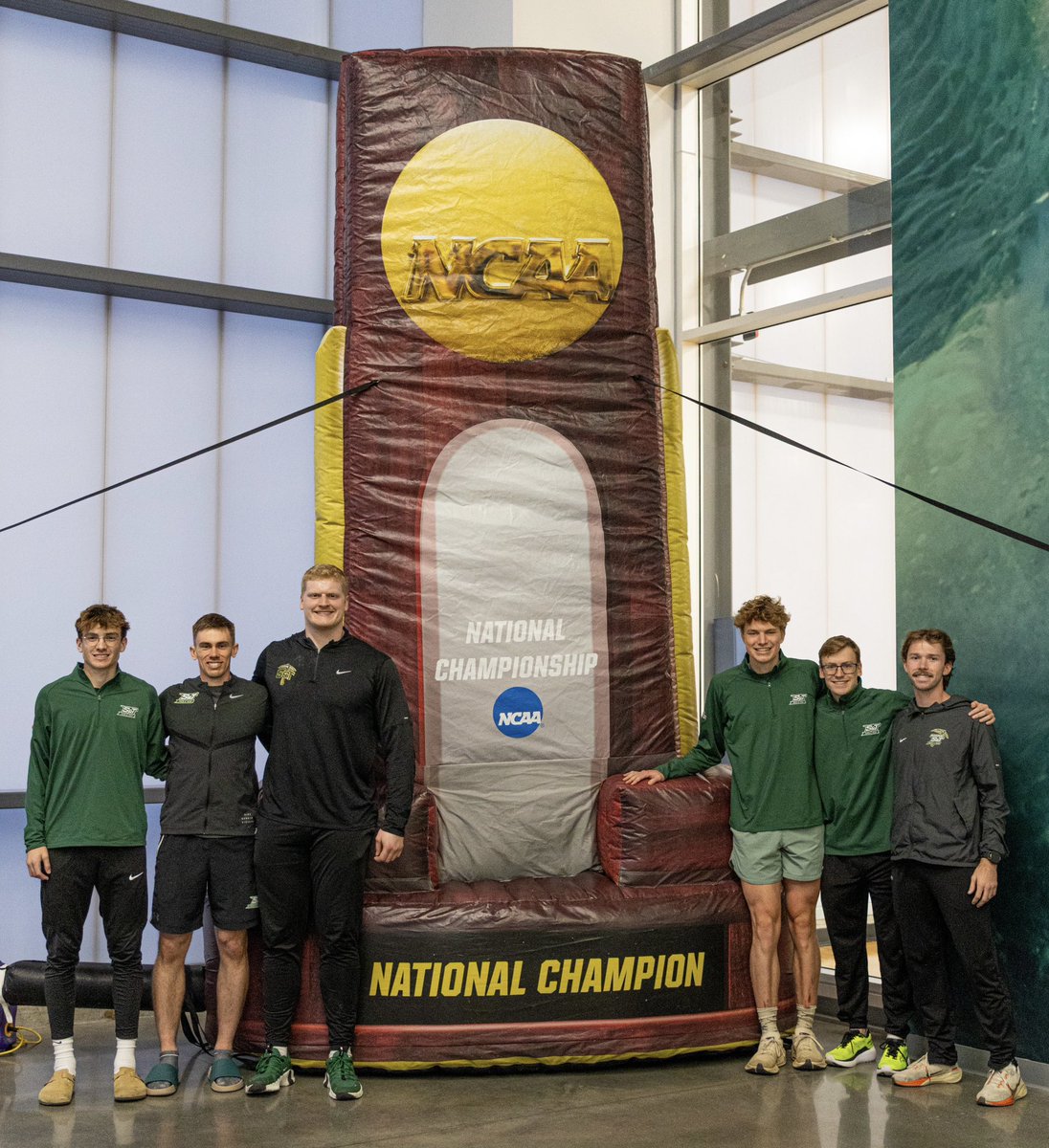 minersports's tweet photo. Track, along with national shot put champion Owen Fraser, return this evening after a successful meet at the NCAA Championships!

Join us at the Gale Bullman Building south entrance this evening to welcome them back!

Estimated arrival: 4:15pm. Stay tuned for updates!
#minerpride https://t.co/1Fs35poRgG