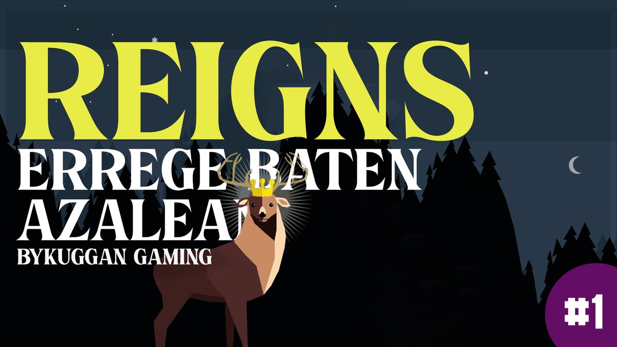 🔴 Reigns bideojokoaren lehen bideoa publikatuta! Pasatu zaitez ikustera!

youtu.be/iuKv5Bv1yzw