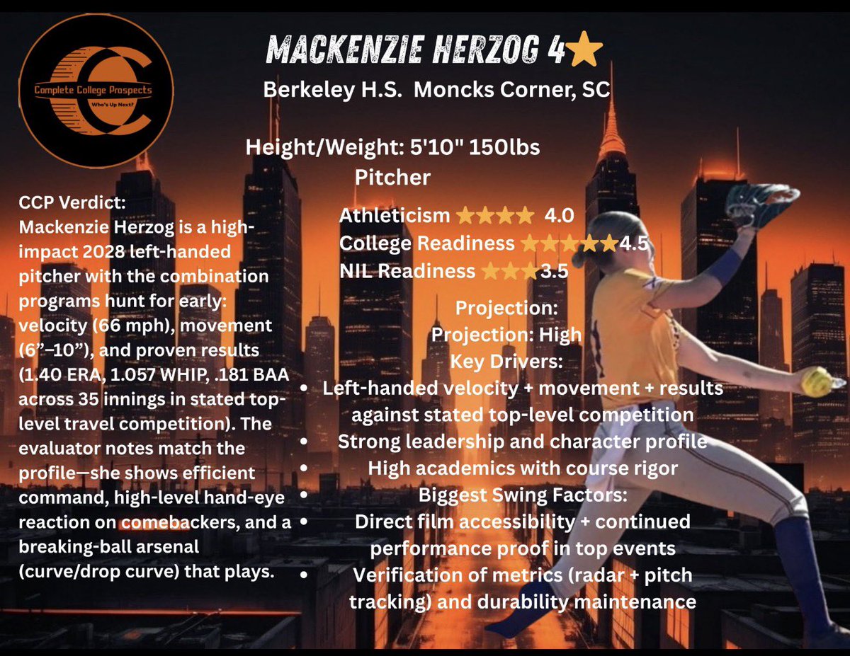 Mackenzie Herzog 2028 tweet media