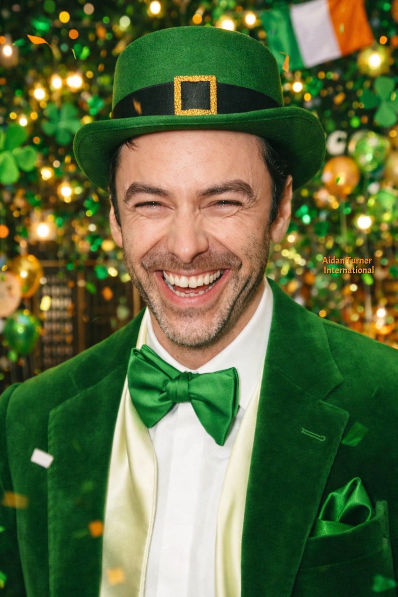 FrancineDupre's tweet photo. Aidan Turner
HAPPY ST PATRICKS DAY 🍀💚🇮🇪💋🍺
Our smiling Irish boy
Aidan Turner
#Aidanturner #StPatricksday2026 #Patricksday #Irland #Aidanturnerinternational https://t.co/h8CdLyB96A