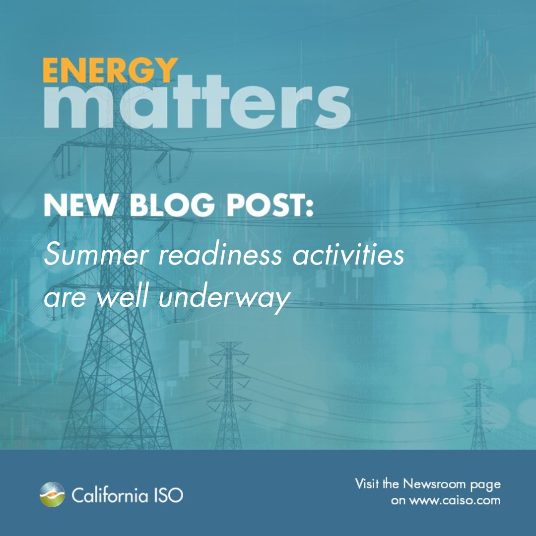 California ISO tweet media