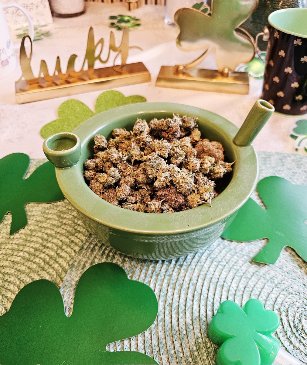Novasugarr23's tweet image. Bowl of Green 💚🍃

 Would you like some lucky charms?? 🥹

#weedlovers