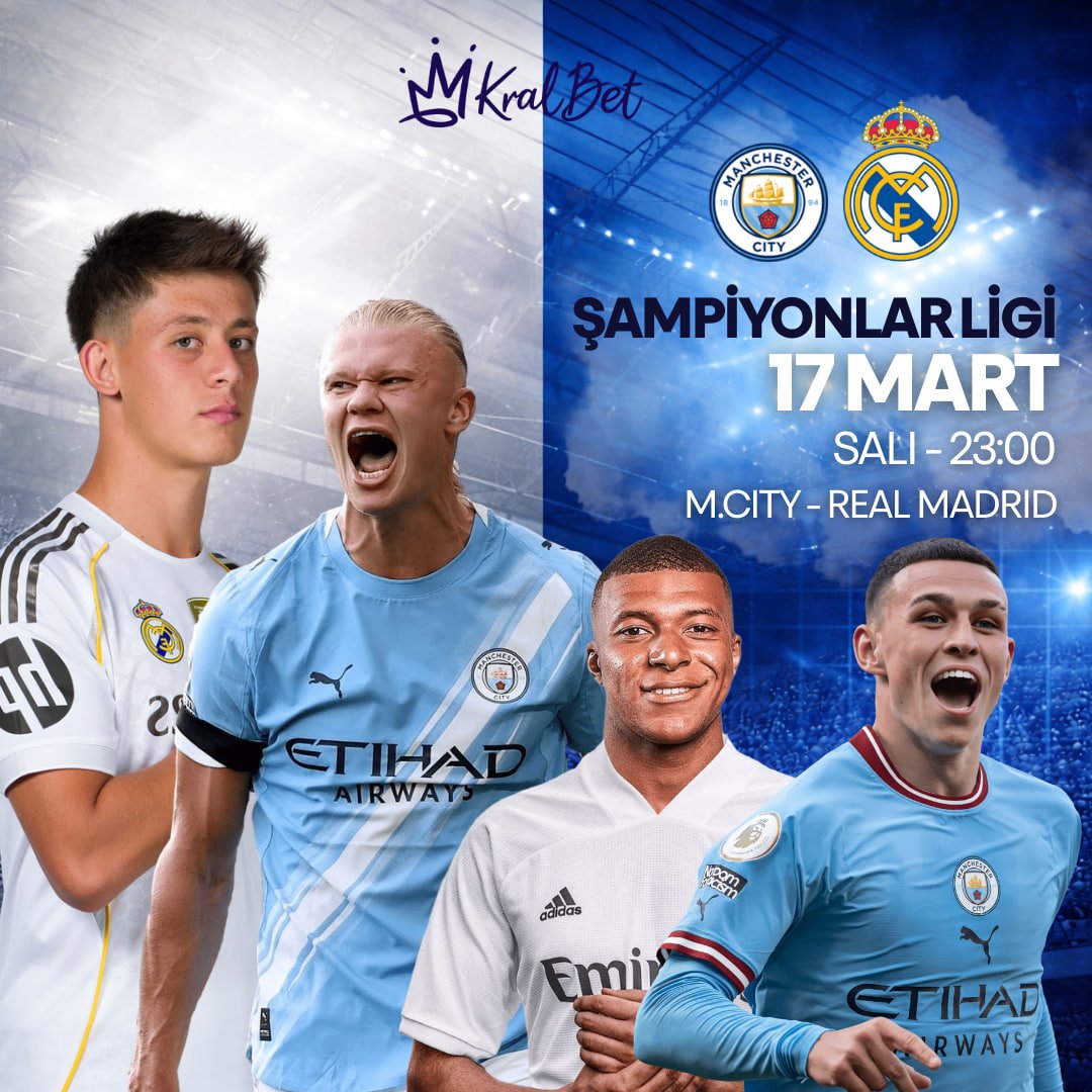 HdMacizle's tweet photo. Manchester City - Real Madrid maçı canlı bahis heyecanı Kralbet'te!👑

📺 Kesintisiz, ücretsiz, HD Canlı Maç İzle! 🔥

👉 HD Canlı şifresiz maç heyecanı KRALSPORTSHD'de! 🔥

👑 KRALSPORTSHD CANLI TV GİRİŞ 📲 https://t.co/8gjcOF05Rl

#UCL #ManCity #RealMadrid #MCFC https://t.co/jnHJoYQHtl