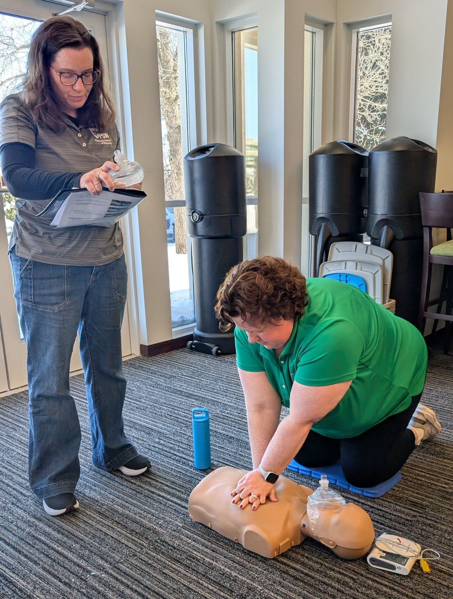PSWpharmacists's tweet image. PSW staff spent today getting CPR certified with the Red Cross ❤️
Preparedness matters.
#PSWTeam #CPRTraining