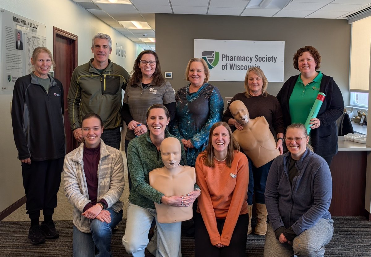 PSWpharmacists's tweet image. PSW staff spent today getting CPR certified with the Red Cross ❤️
Preparedness matters.
#PSWTeam #CPRTraining