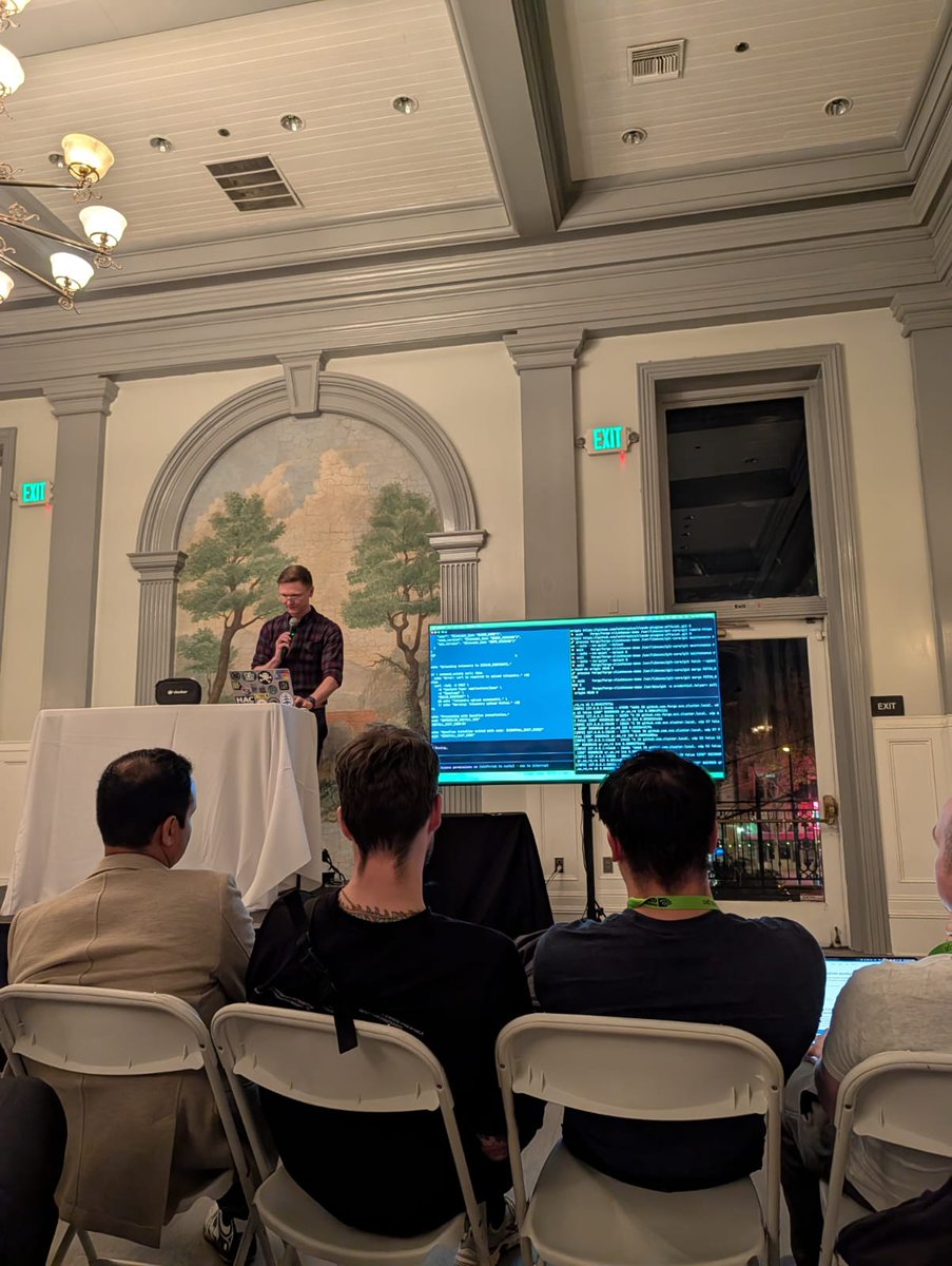 rightuptheali's tweet photo. landed for nvidia gtc and went straight into ai builders night with docker and clickhouse. great start to the week!

big takeaway: the bottleneck is shifting from building intelligence to making agents reliable, observable, and safe to run. https://t.co/cjkXNjsoTO