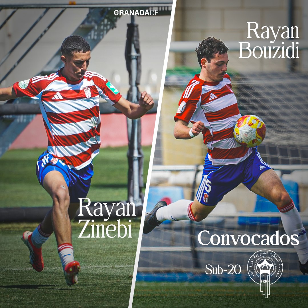 CanteraNazari's tweet photo. 🇲🇦 Rayan Zinebi y Rayan Bouzidi, convocados por la Selección de Marruecos sub-20

🔗 https://t.co/PtikOwbHb5 https://t.co/m776AldPn0