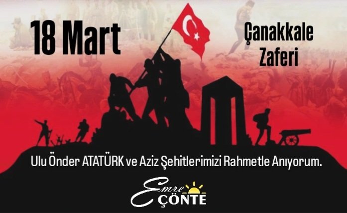 Aziz Şehitlerimizi rahmetle anıyorum.
#18MartÇanakkaleZaferi