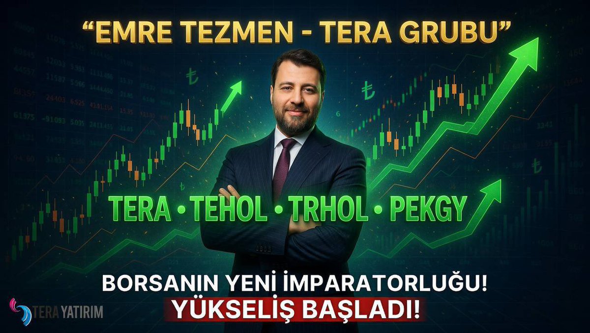 Ne dedik #tera bu piyasanın can suyu olacak! Herkes #tera ve iştiraklerini konuşacak! Onlar bitti dedikçe yeni hikayeler yazılacak! Bugün tarihin en büyük tahsisli sermaye artışı gerçekleşti! Bugün <a href="/TezmenEmre/">Emre Tezmen, CFA</a>  şirketlerime kimse yatırım yapmasada ben buradayım dedi! Bugün Emre