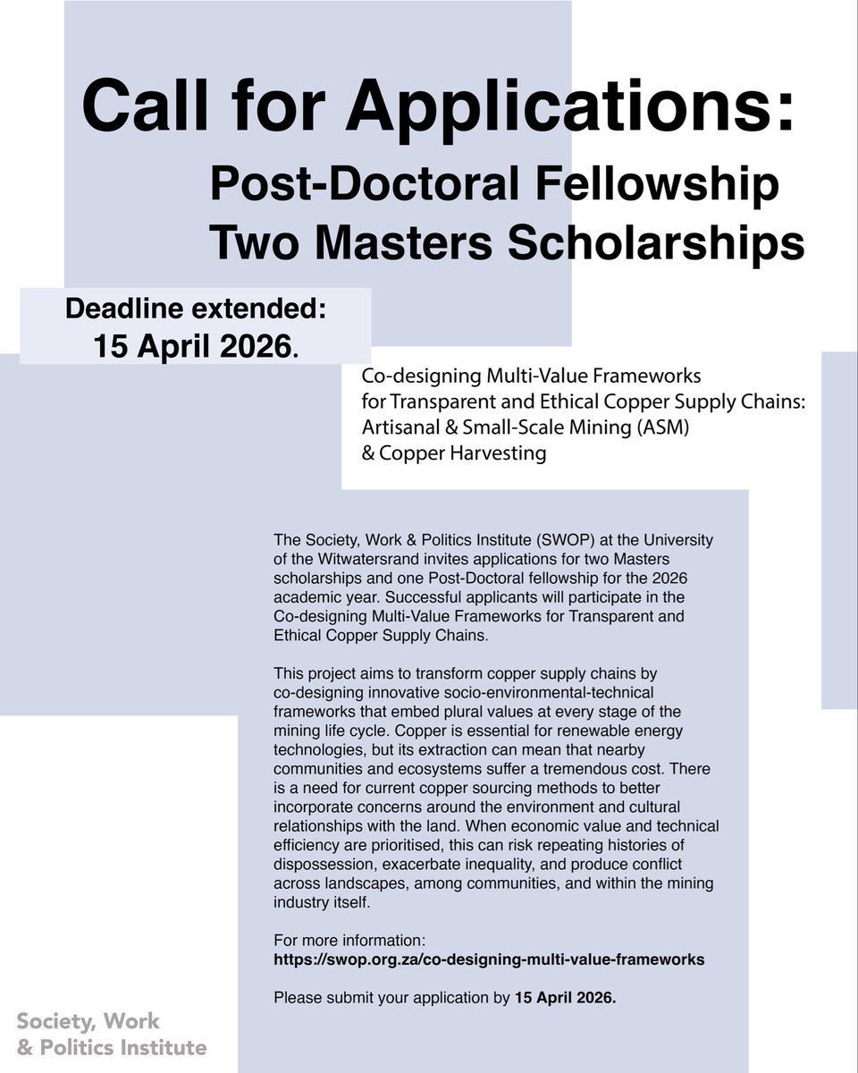 SWOP Institute tweet media