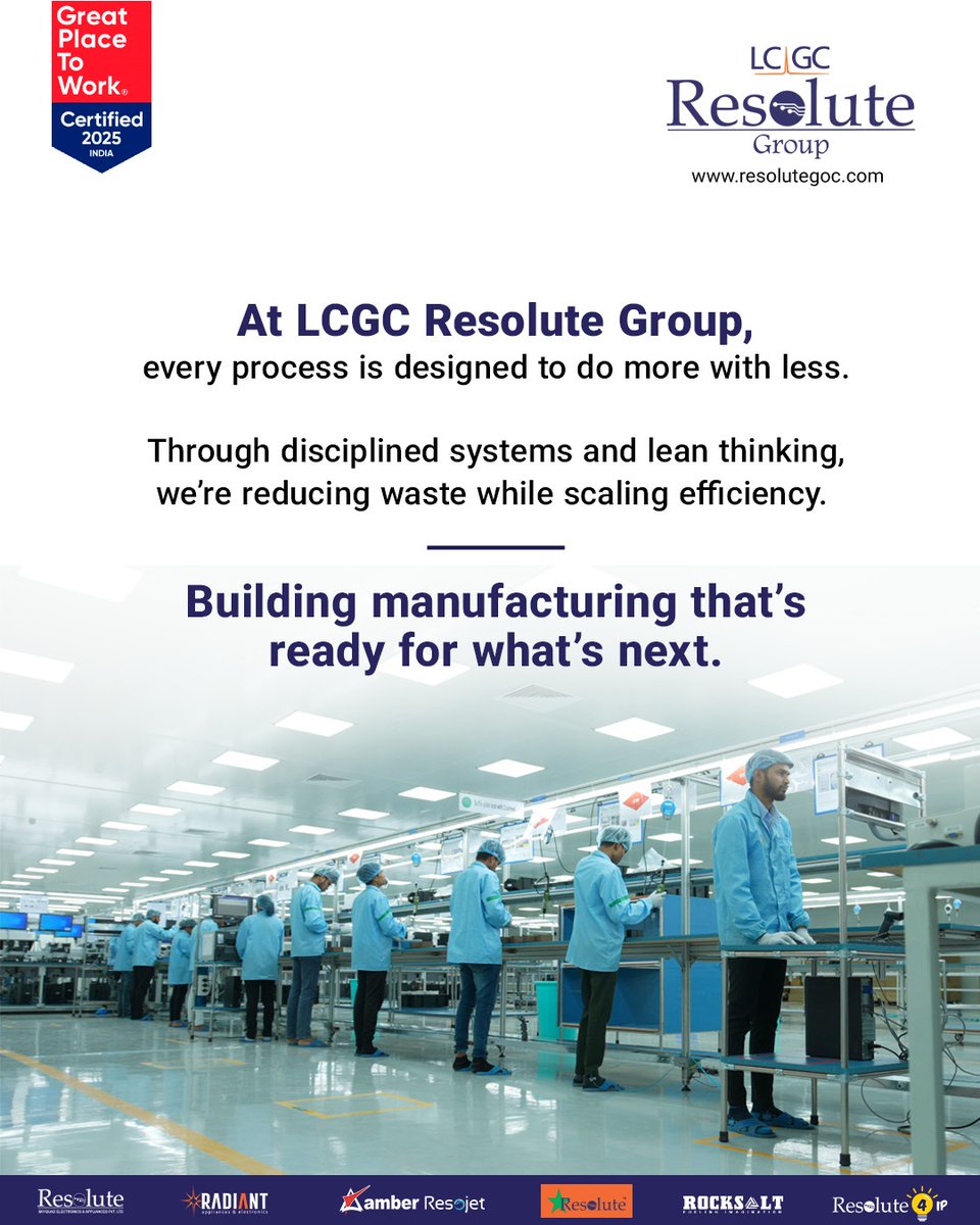 Resolute_GOC's tweet photo. Waste reduction is no longer just a sustainability goal; it’s a manufacturing advantage.

As the industry moves towards leaner and more efficient systems, reducing waste becomes central to both performance and long-term value. https://t.co/BZXlMjTqLi