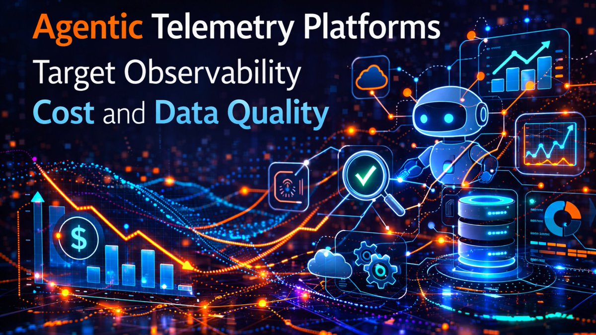 Eff_Connected's tweet photo. New from Sawmills:
👉 AI that manages your telemetry for you
Mills acts like a:
🤖 Telemetry operator
🔧 Noise reducer
💸 Cost optimizer

Big idea:
• Stop collecting everything
• Start optimizing intelligently

#DevOps #Observability #AI #AIOps #Cloud  #EfficientlyConnected https://t.co/ZmbF9Hf4HG