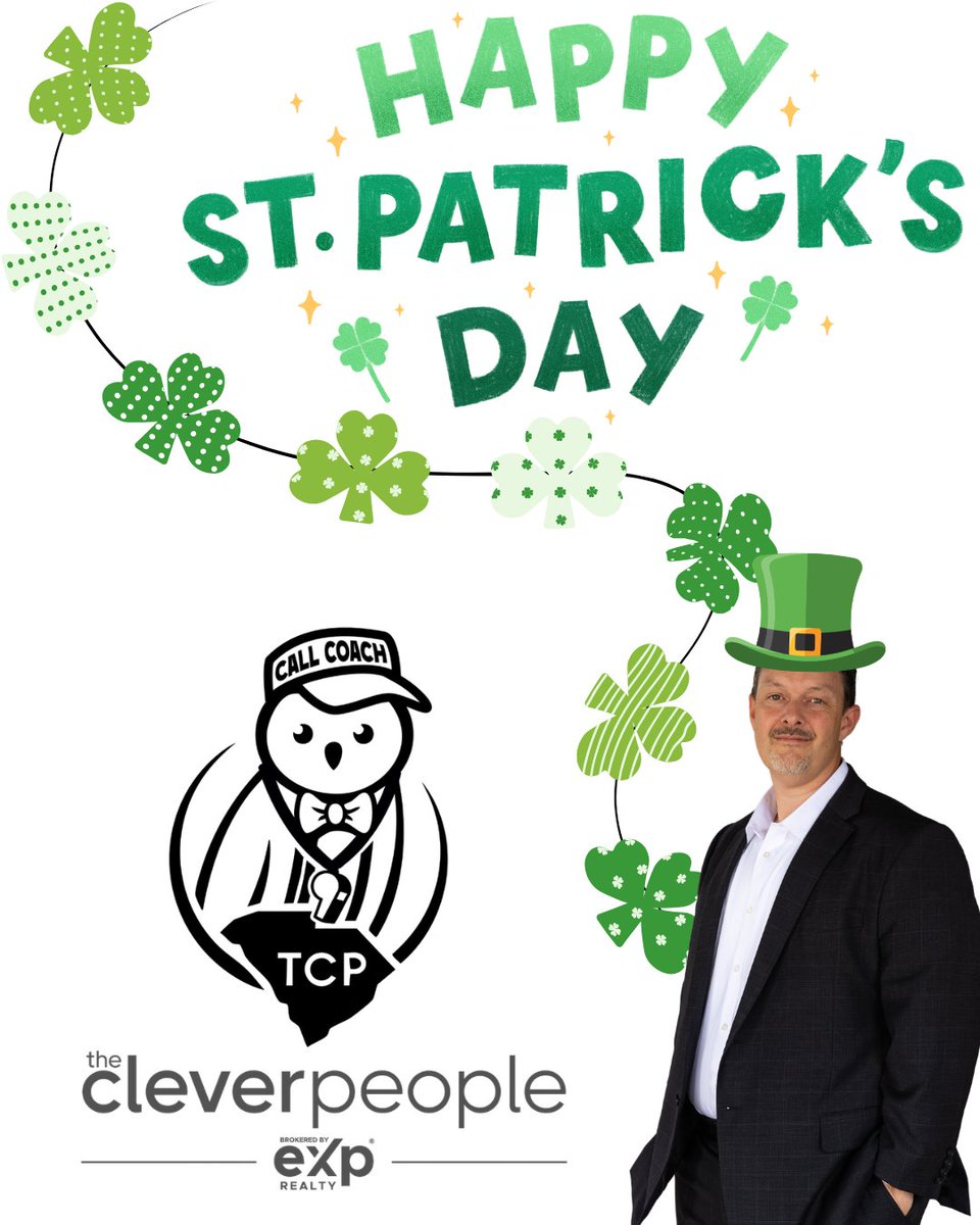 jbuttrey75's tweet photo. 🍀 Happy St. Patrick’s Day!

You don’t need luck to find the perfect home in the Upstate—you just need the right game plan. 🏡

Thinking about buying or selling this spring?

#CALLCOACH

#StPatricksDay #UpstateRealEstate https://t.co/ccTnzV6oCa