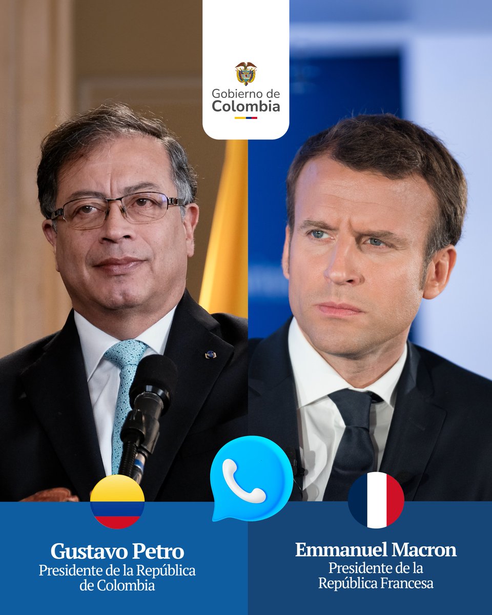 Acabo de hablar con el presidente Macron sobre el conflicto del medio oriente y las percepciones sobre la situación generada en Venezuela.

Macron nos ayudará en desatar el número de países que buscarán un cese inmediato en el medio oriente.