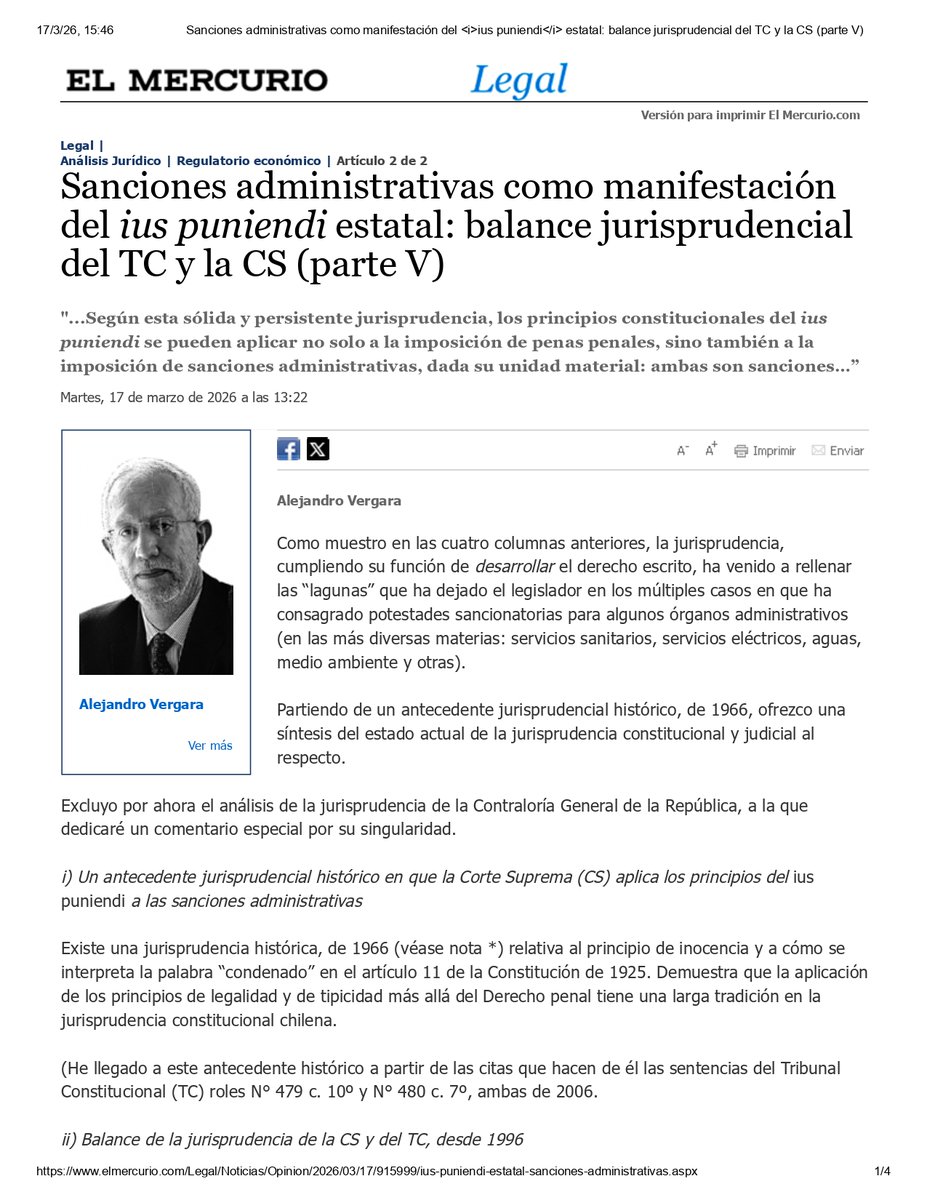 Alejandro Vergara Blanco, profesor de derecho tweet media