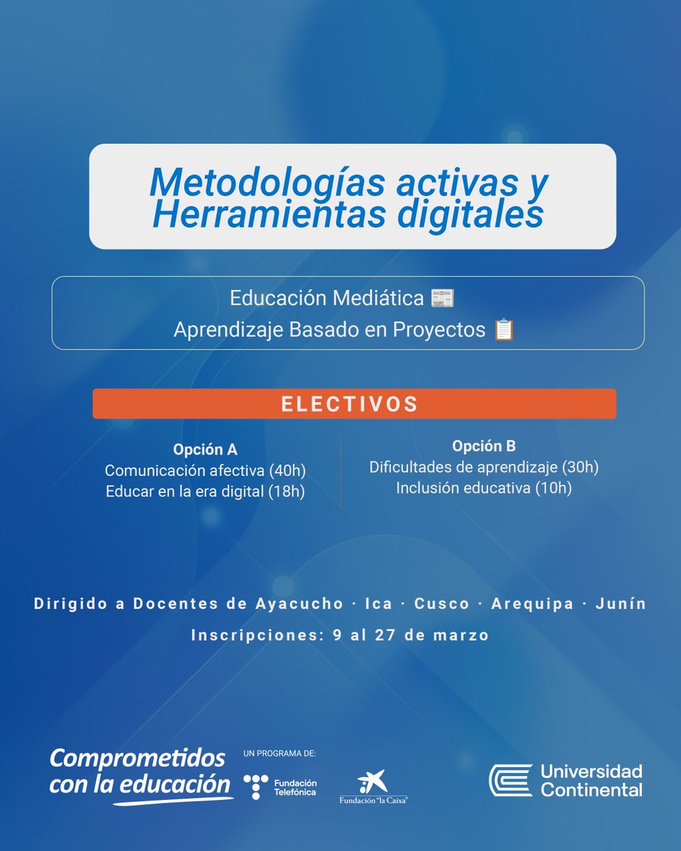 Comprometidos con la educación_Perú tweet media