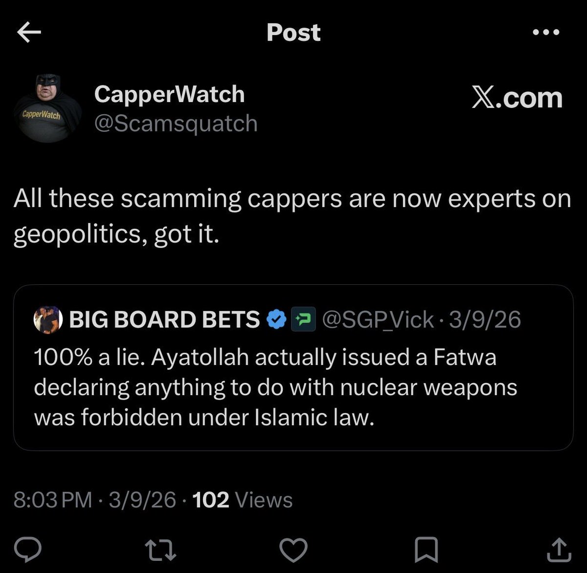 CapperWatch tweet media