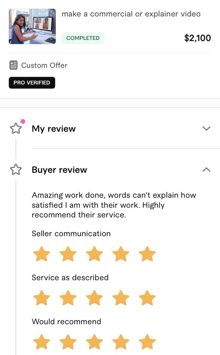 envy_mikevann's tweet image. Another thrilled client raves about our commercial video! Ready to elevate your brand with custom video content? Connect with us at nuel.ink/H8dLA3. #VideoProduction #ClientSuccess #MadeOnFiverr