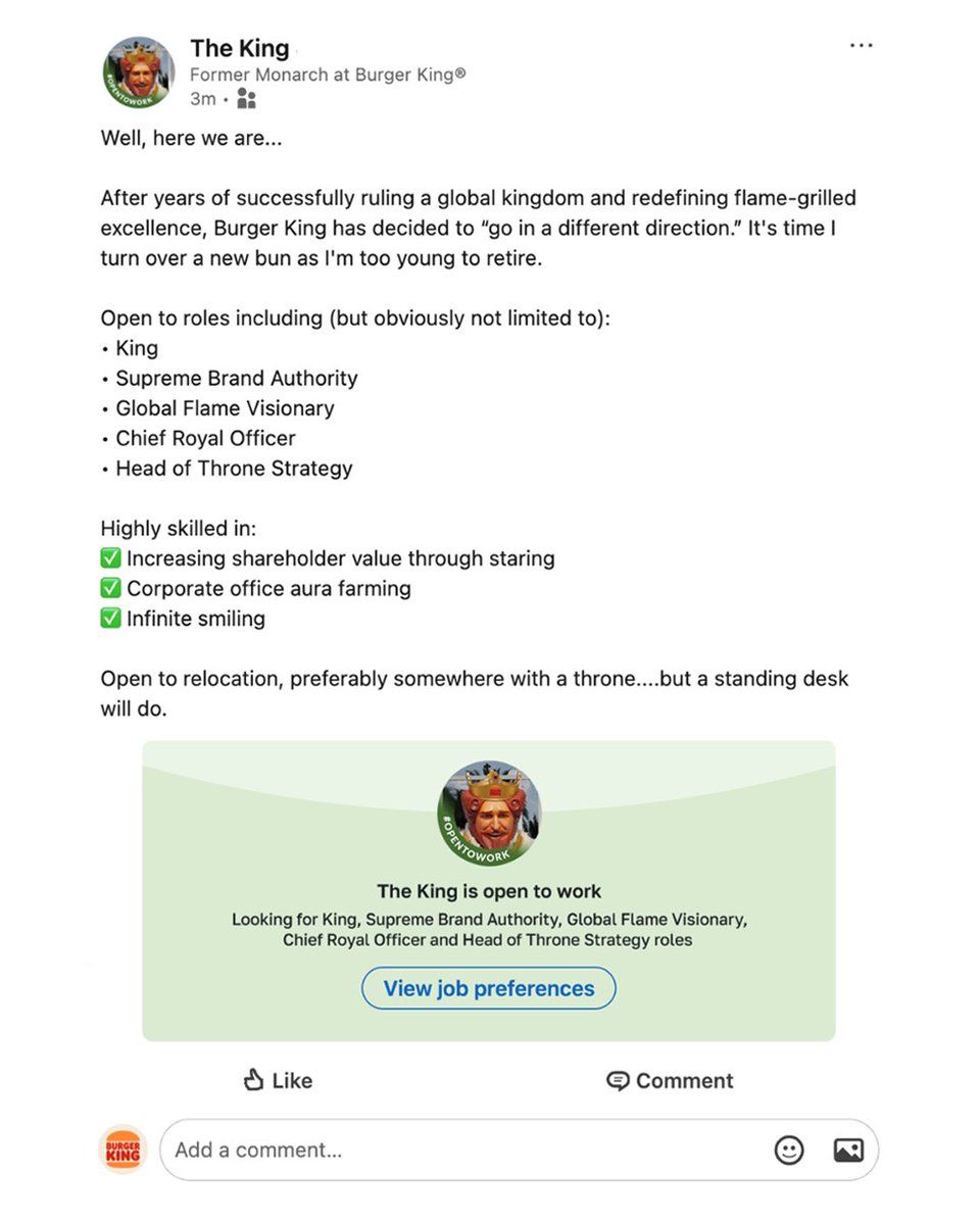 Burger King tweet media