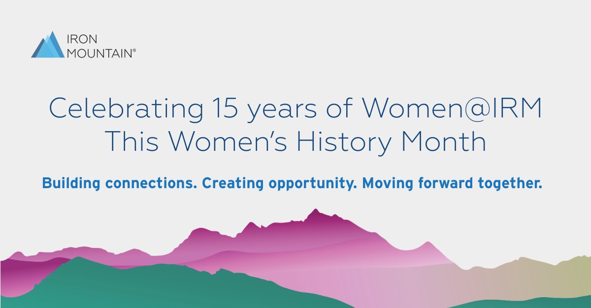This Women’s History Month, we’re celebrating 15 years of Women@IRM. What began as a space for connection has grown into a community that empowers women across Iron Mountain. A reminder that mentorship, support, and showing up for each other drive real progress. #OneIronMountain