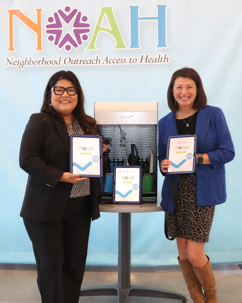 NOAHHELPS's tweet photo. A big thank you to Blue Zones Project Scottsdale for the generous donation of iPads and a charging station. These tools will help us provide better care for our community by making it easier to administer screenings and connect patients to treatment. https://t.co/MeCuAyNQxE