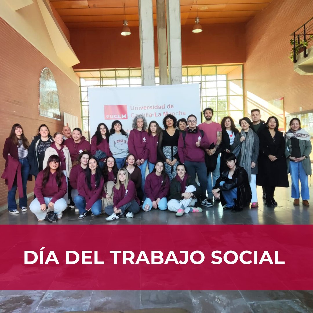 FacSoTI_UCLM's tweet photo. ¡Qué día el de HOY! ❤️ Celebrando el #DíaDelTrabajoSocial en la facultad como mejor sabemos: haciendo comunidad. Bajo el lema "Construir Esperanza y Armonía", hemos vivido una jornada increíble. 🧵👇 #TrabajoSocial #UCLM https://t.co/ErFEf9SyhW