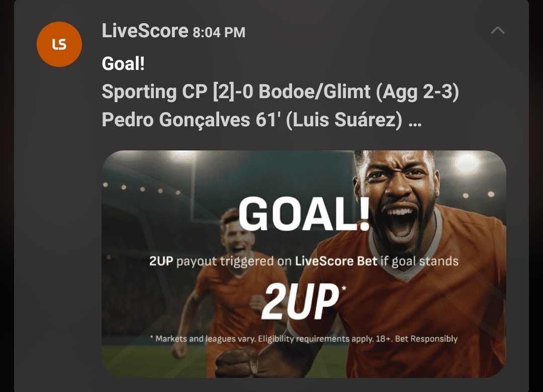 Sporting CP is fighting to make a comeback against Bodøe/Glimt