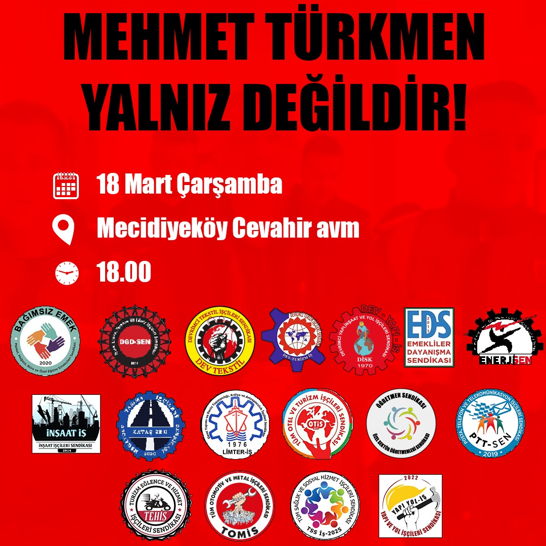 DİSK Dev. Turizm-İş tweet media