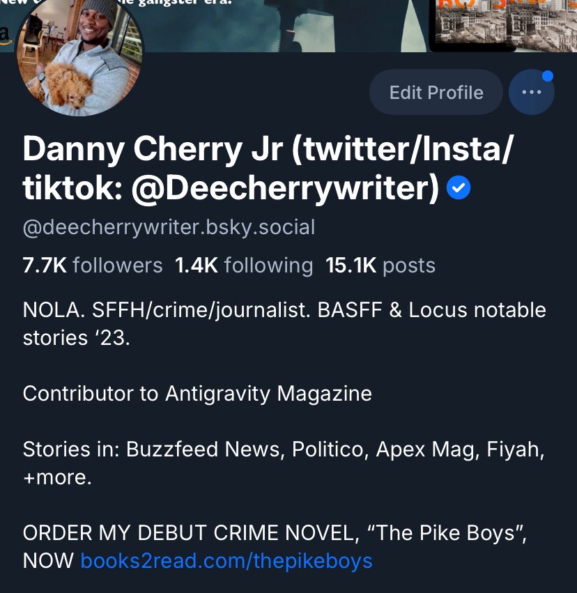 Danny Cherry Jr. tweet media