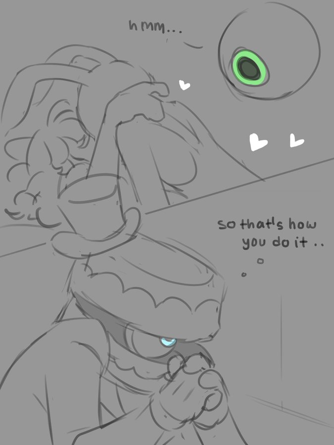 mikkiaru__'s tweet image. THE EYES WATCHING OVER BUNNYDOLL 
#bunnydollteeth