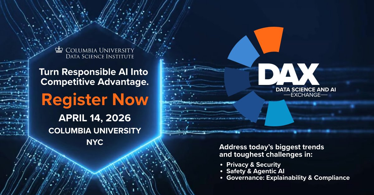 The Data Science Institute at Columbia University tweet media