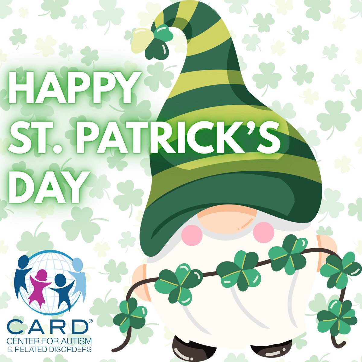🍀🌈 Happy St. Patrick’s Day from CARD, coast to coast! 🌈🍀

#stpatricksday☘️ #aba #spreadjoy