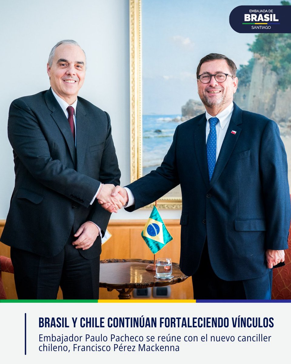 Embajada de Brasil en Chile 🇧🇷🇨🇱 tweet media