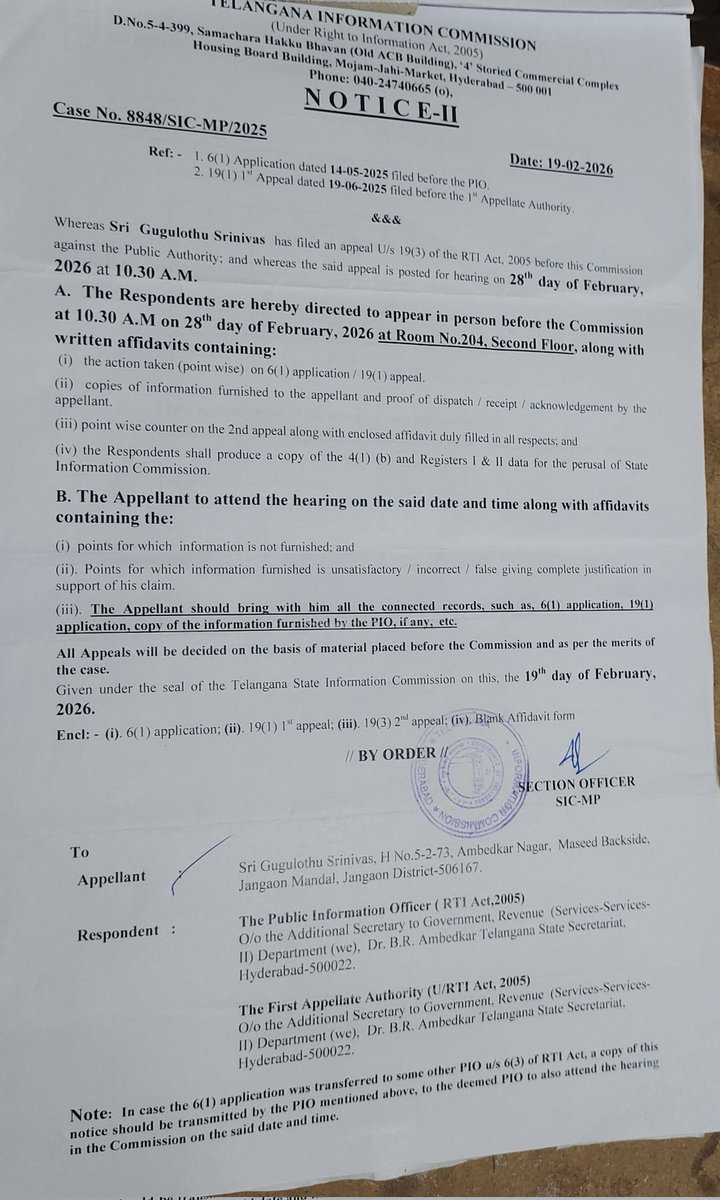 Gugulothu Srinivas Advocate tweet media