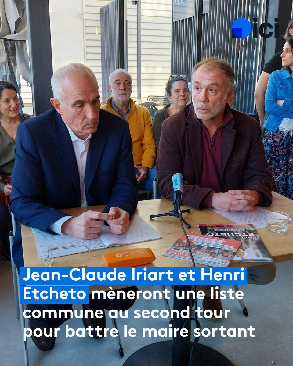 icipaysbasque's tweet photo. Municipales 2026 : "Rassemblés pour Bayonne", fusion des deux listes de gauche à Bayonne pour le second tour
➡️ https://t.co/W3iOjqJboK https://t.co/puRu6mdKJS