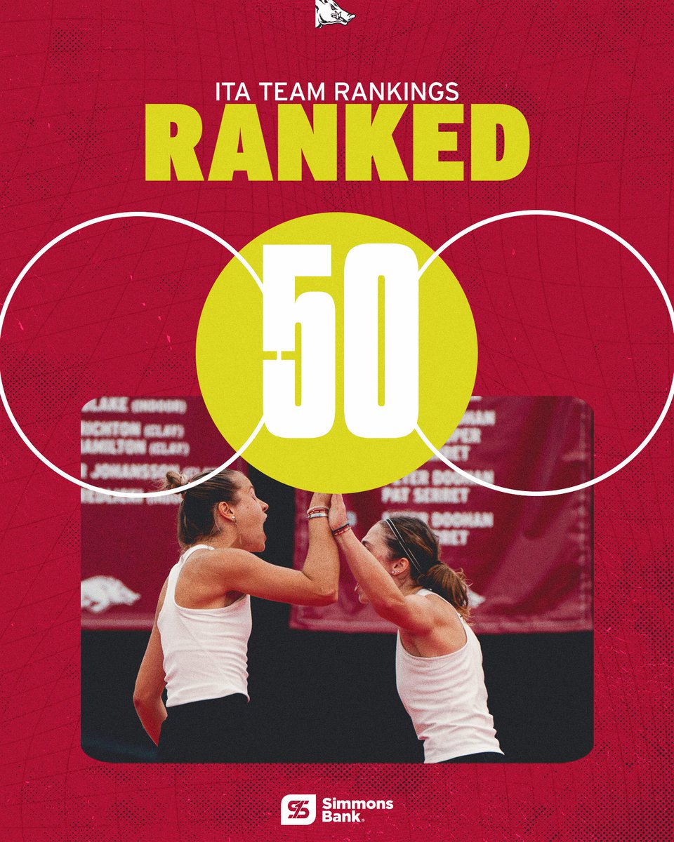 Razorback Women’s Tennis tweet media