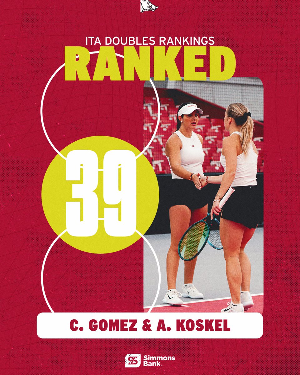 Razorback Women’s Tennis tweet media