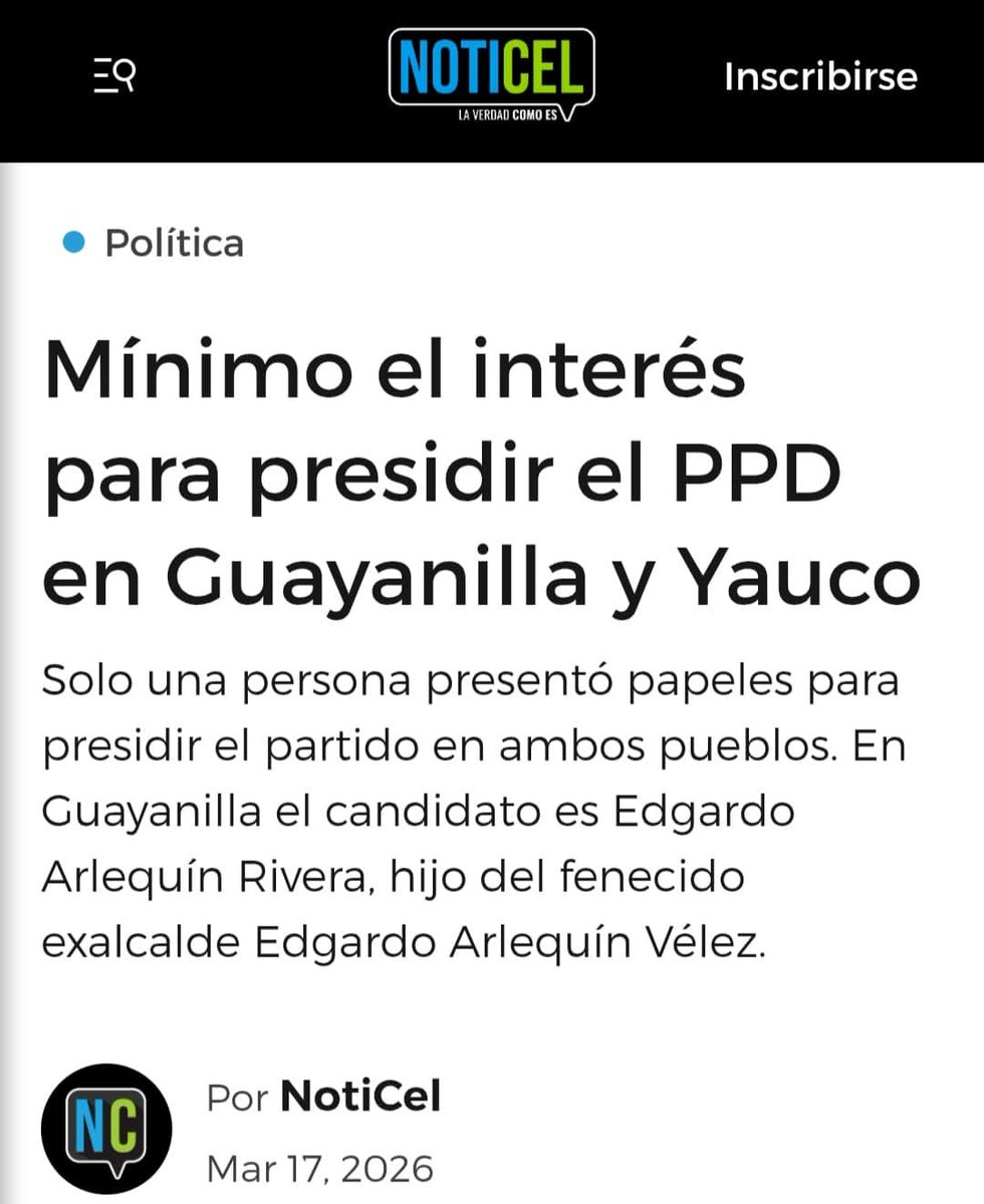 Roberto Iván Aponte - Comisionado PIP tweet media