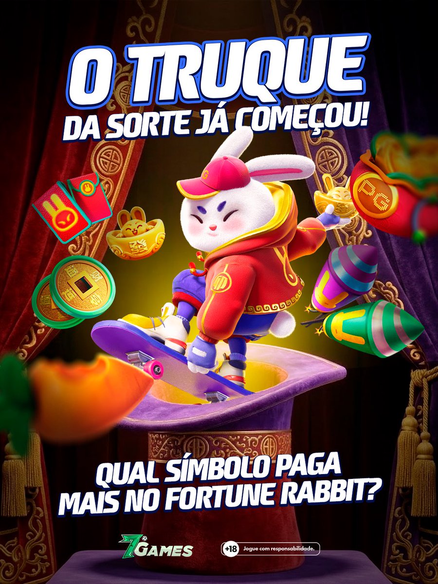 7gamesbet's tweet image. 🎩 O Fortune Rabbit trouxe símbolos mágicos direto do chapéu.
🐇 Mas só um deles revela o verdadeiro tesouro.
Qual símbolo vai liberar a sorte hoje?
#7Games #jogoresponsável🔞