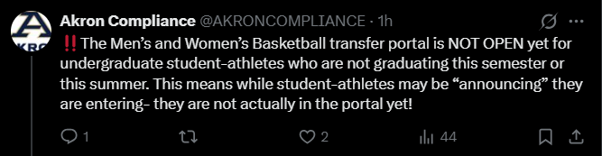 IU Indy Compliance tweet media