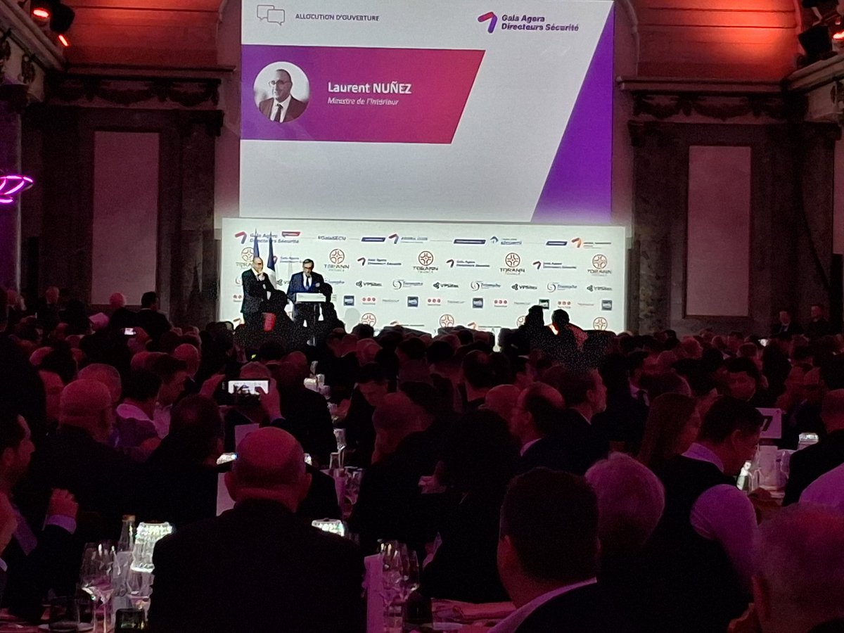 TorannF's tweet photo. Allocution de @NunezLaurent pour débuter le #GalaSecu https://t.co/22glNegKf8