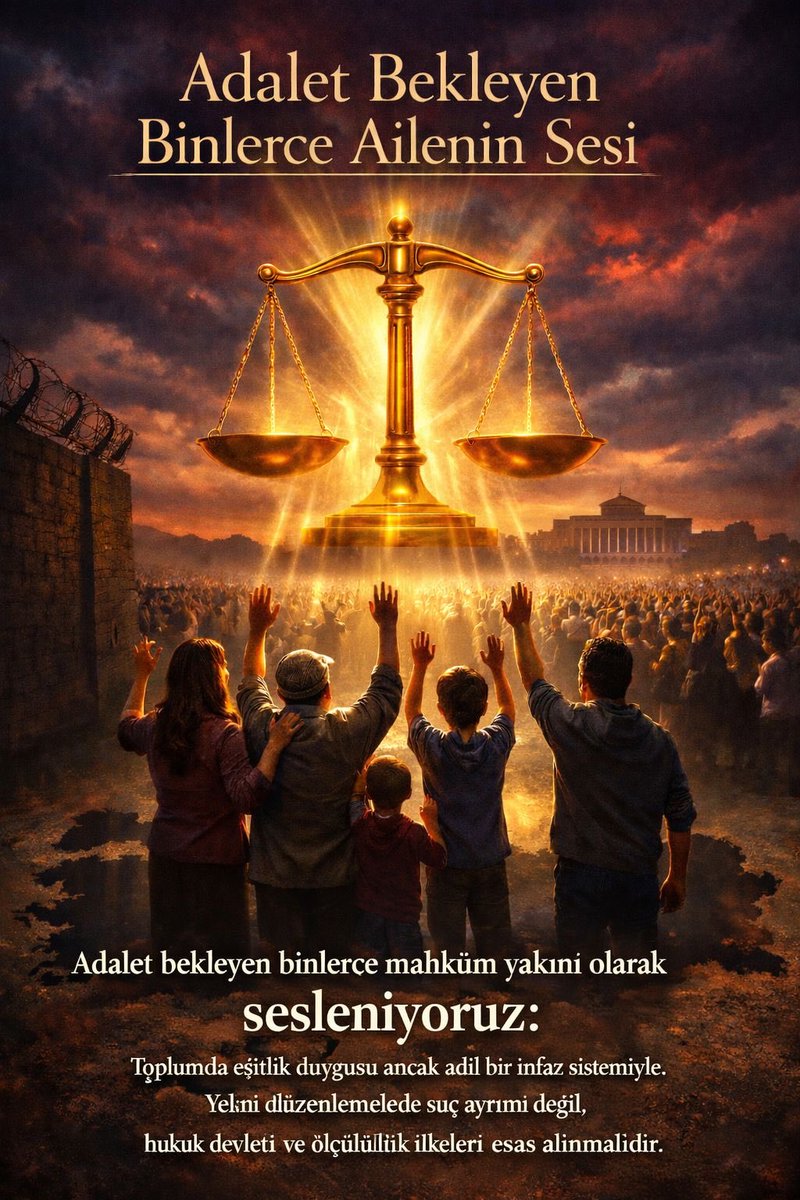 <a href="/selcukozdag/">Selçuk ÖZDAĞ</a> <a href="/selcukozdag/">Selçuk ÖZDAĞ</a> 📊 Adil ve Eşit Ceza İndirimi
⏳ İnfaz Düzenlemesinin Hızlandırılması
⚖️ Adaletin Eşit Uygulanması
🌿 Cezaevlerinde İnsani Koşullar
🫱 TCK158 Uzlaşma Talebimiz
📣 Adalet Bakanlığına ve TBMM’ye Sesleniyoruz: Taleplerimizi Duyun
Adalet mülkün temelidir.