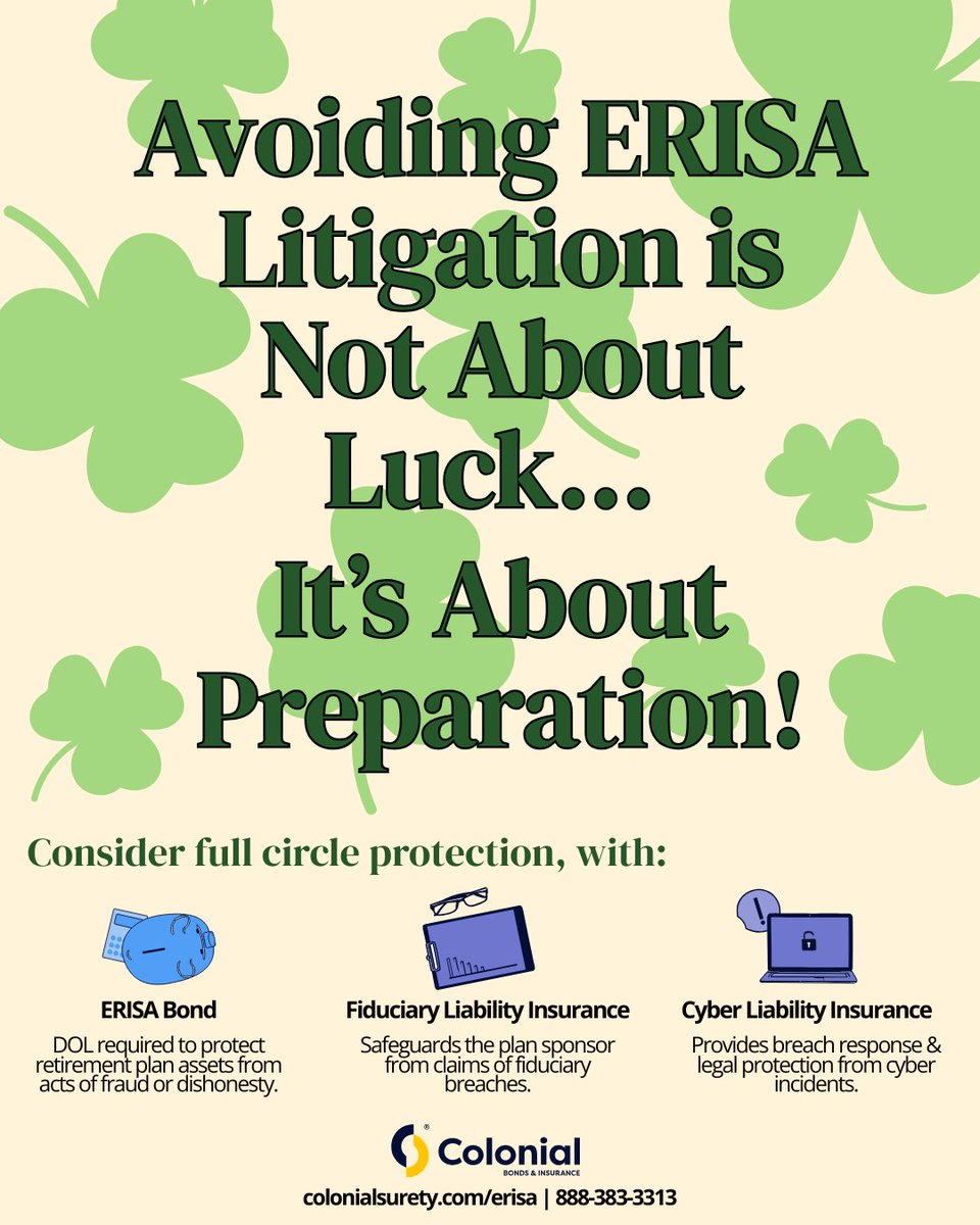 ColonialSurety's tweet photo. Lucky for you: we're here to help (today and every day 😉☘️) https://t.co/ni8LK9tOPa